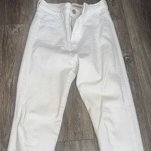 Zara Women's Skinny Jeans - White Stretch